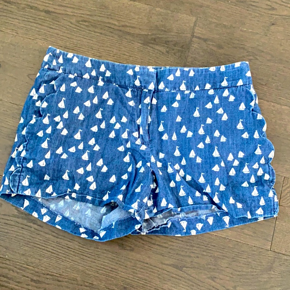 J Crew sail boat shorts sz 00
